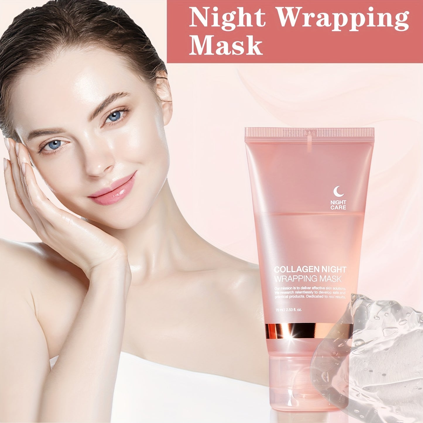 Collagen Night Wrap Mask with Jelly Brush