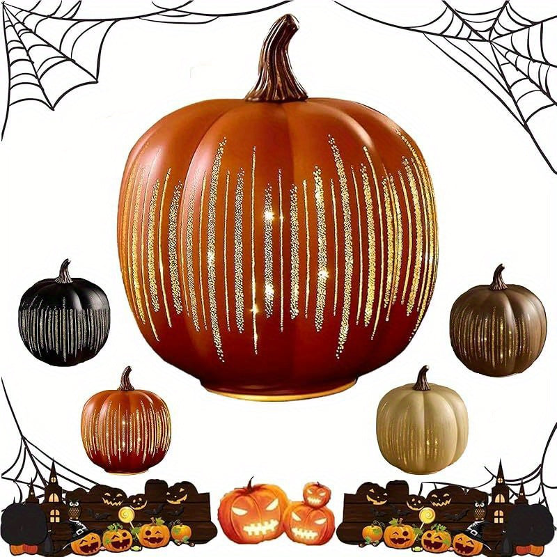 Sparkling Starry Pumpkins Lamp