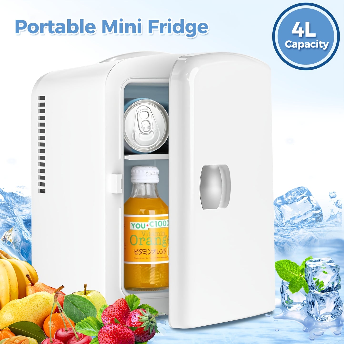 3.2 Cu.Ft Compact Mini Fridge with Freezer