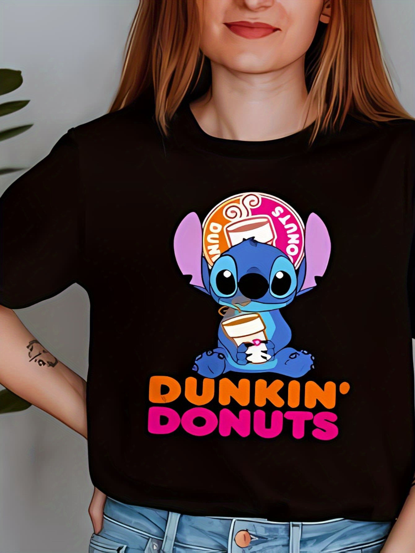 Women's DUNKIN' DONUTS Stitch & Graphic T-Shirt