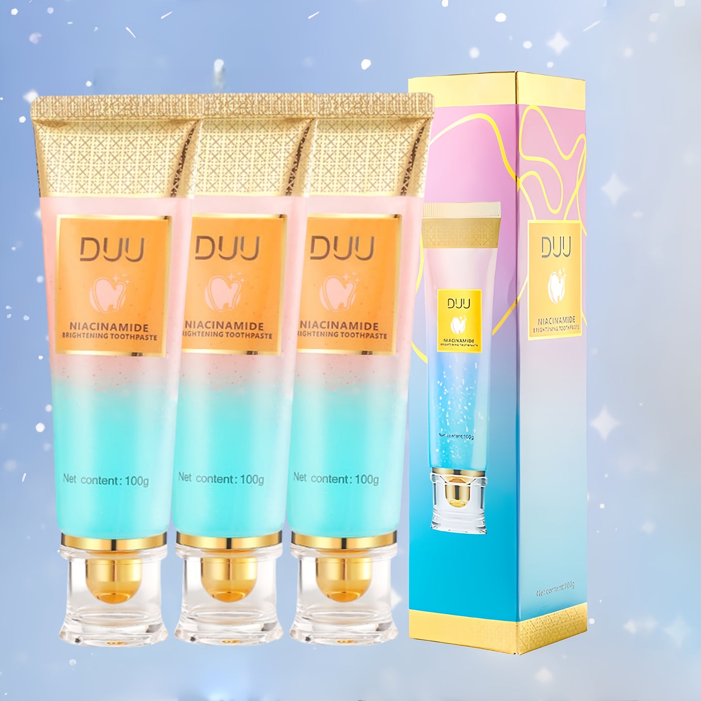 Niacinamide Toothpaste with Dual Action & Deep Cleaning