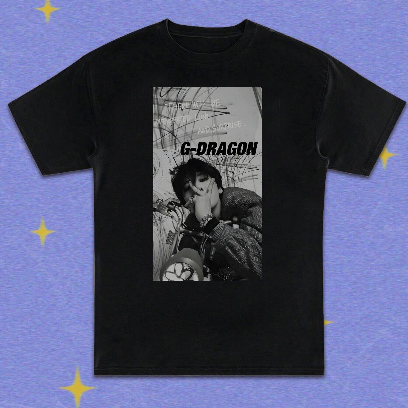 BIGBANG, Yeonjun, G-DRAGON Alphabet Printed T-Shirt