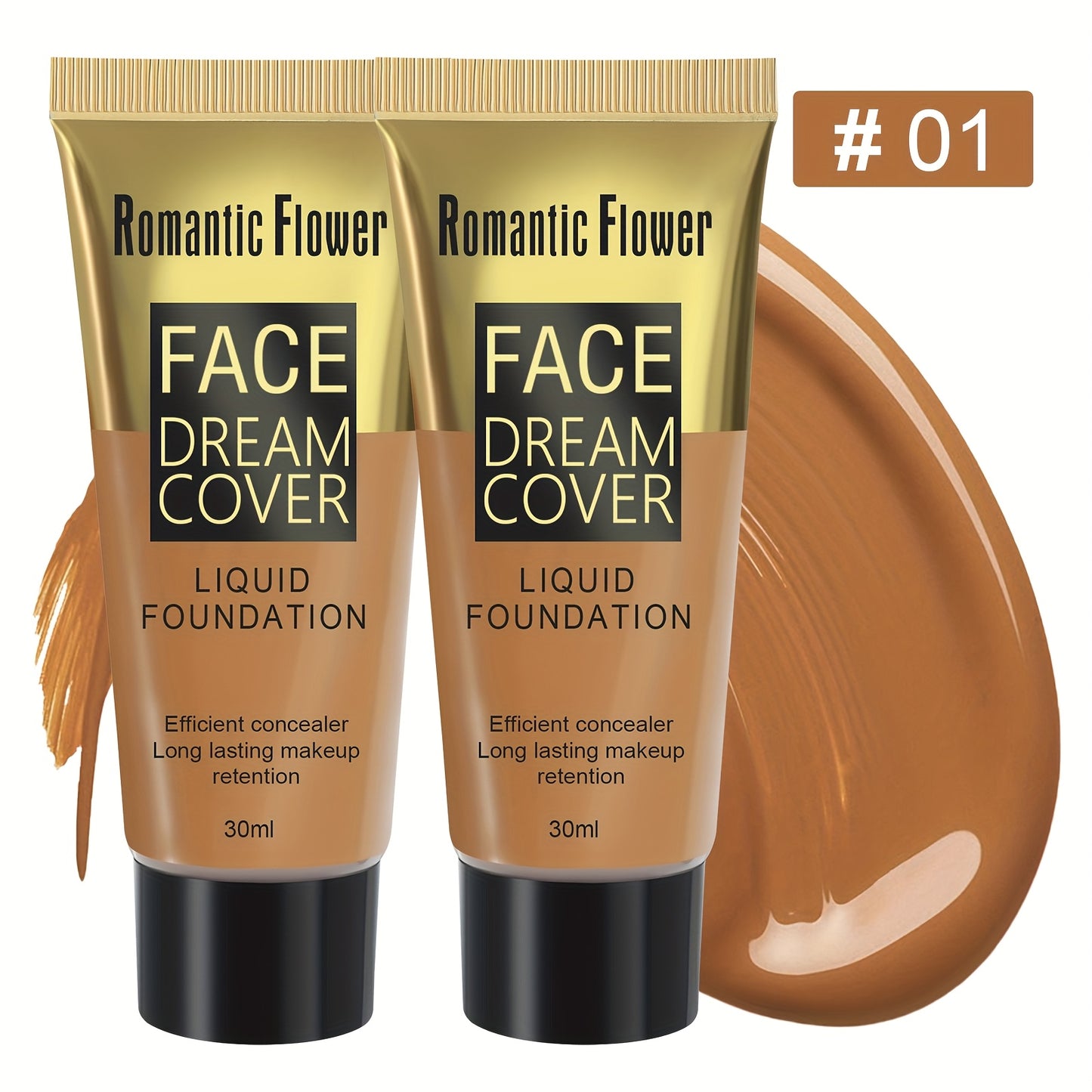 Romantic Flower Full Coverage Liquid Foundation