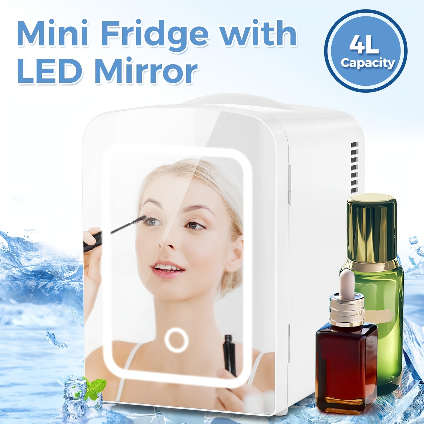 3.2 Cu.Ft Compact Mini Fridge with Freezer