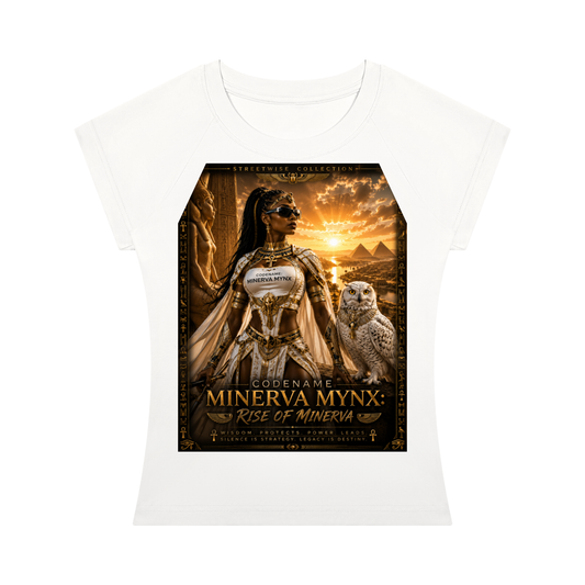 Codename Mynerva Mynx: Rise of Mynerva Women’s Slim Raglan T-Shirt
