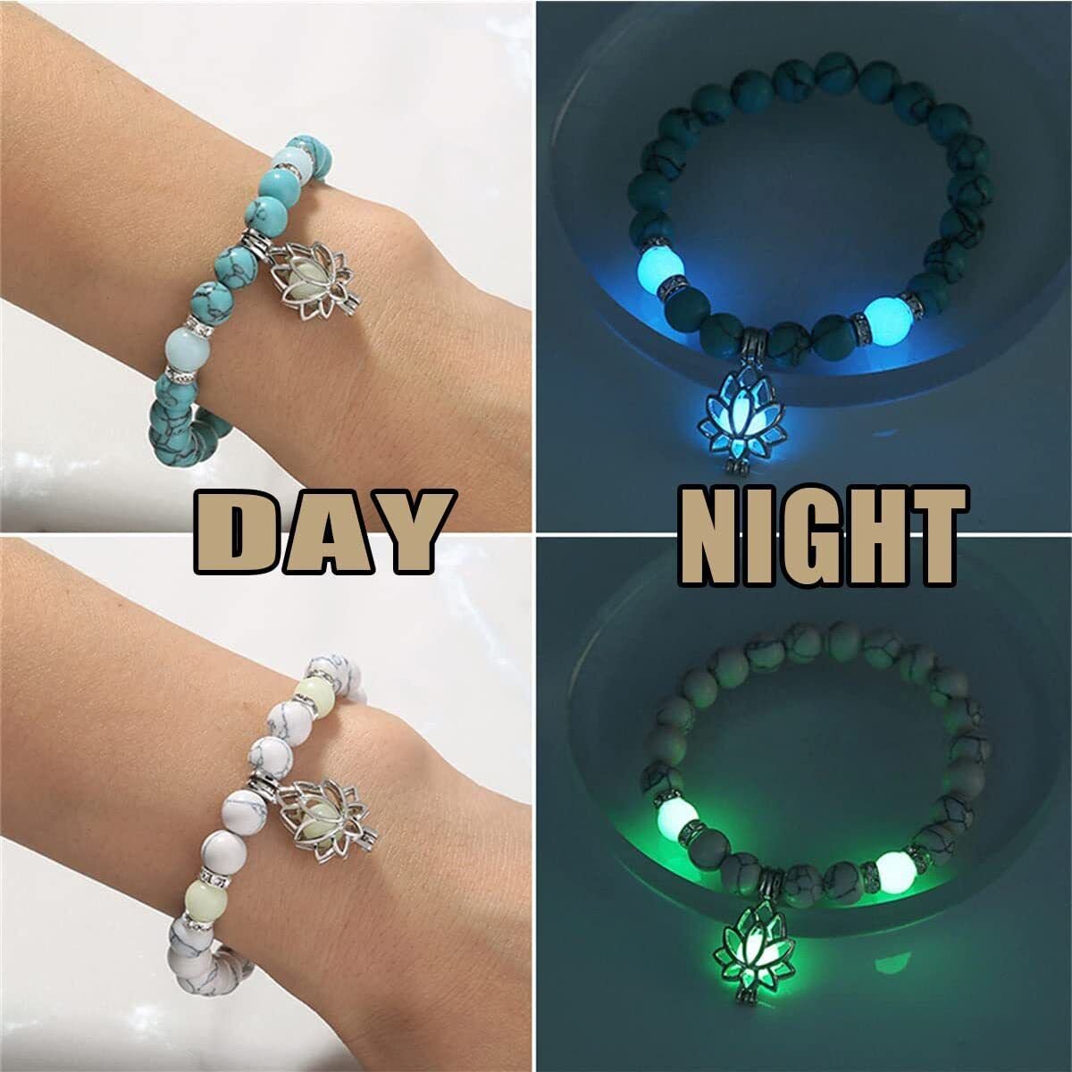 Glowing Lotus Healing Bracelet