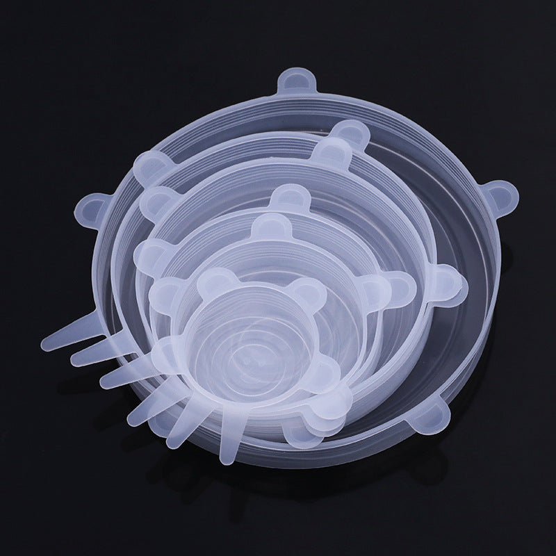 6 Reusable Durable Food Storage Covers for Bowls,