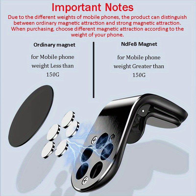 L Shape Magnetic Phone Holder
