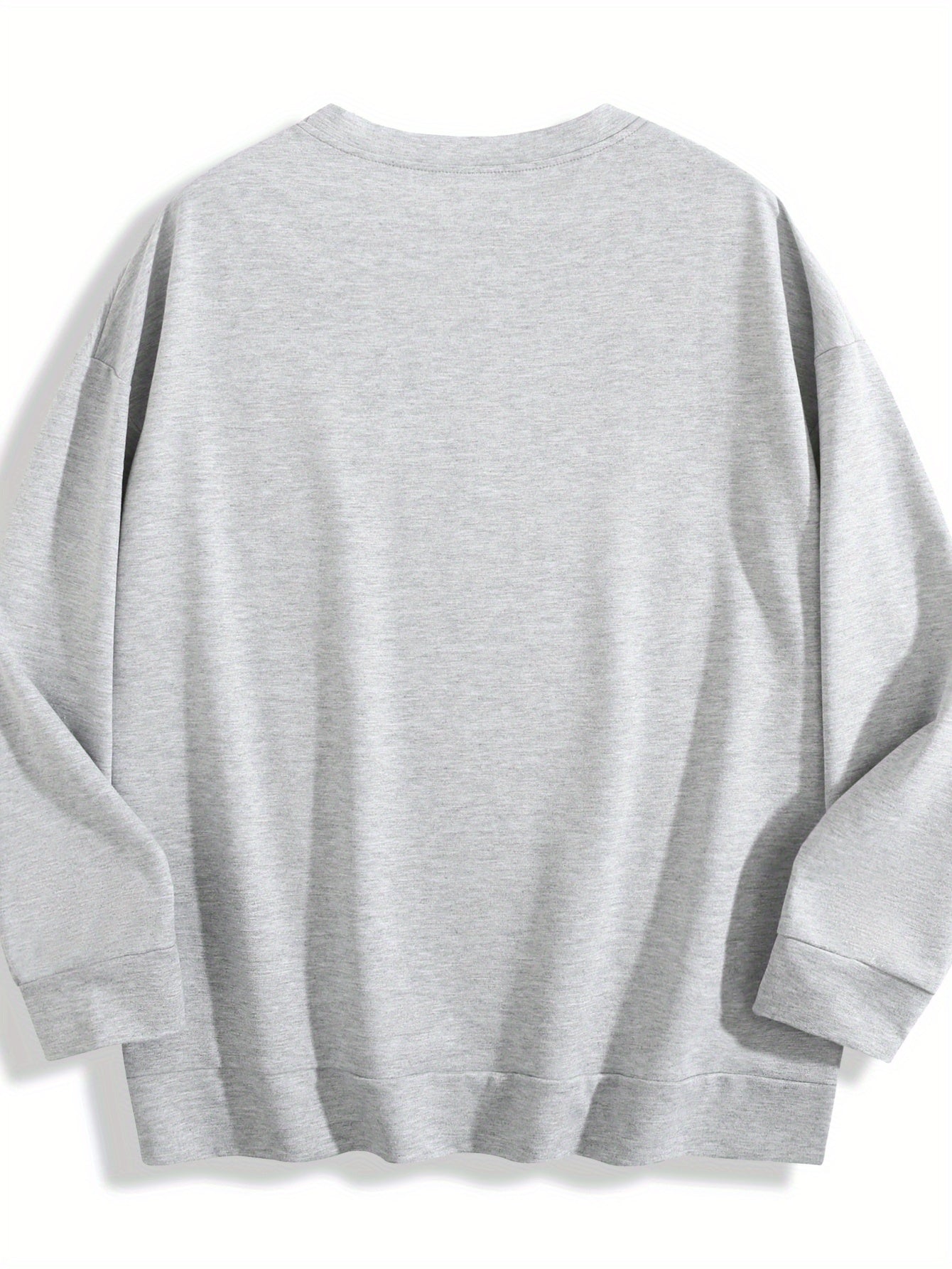Women's K-Pop "Just a Who Loves K-Pop" Oversized Graphic Sweatshirt