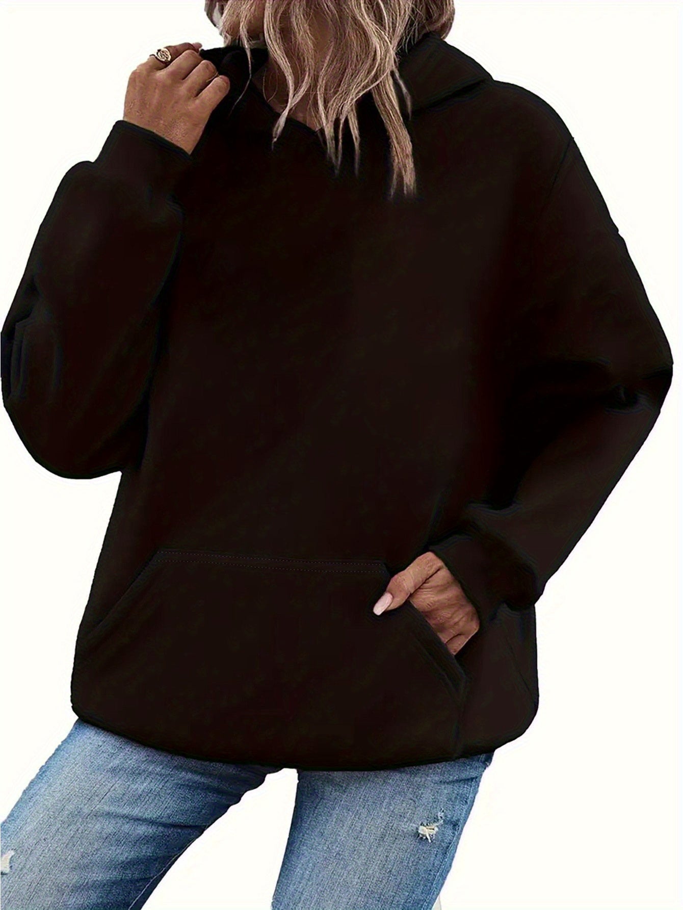 Women's GOLDDEN JUNG KOOK Oversized Hooded Sweatshirt