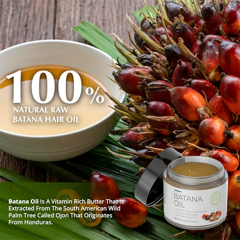 Dr. Sebi Batana Hair Oil - 4.2oz | Strengthens & Thickens Hair, Repairs Split Ends, Moisturizing for All Hair Types,