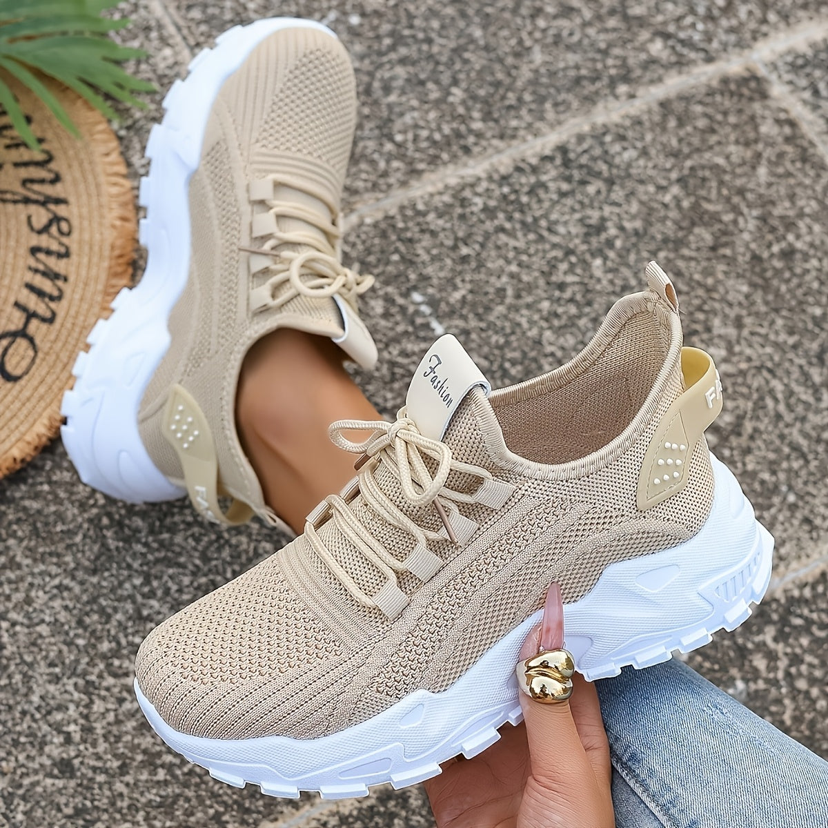 Women's Breathable Knit Running Shoes