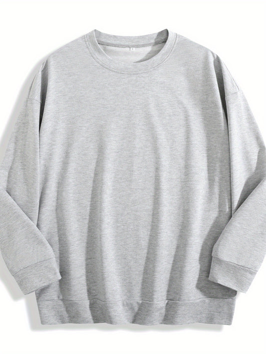 Women's K-Pop "Just a Who Loves K-Pop" Oversized Graphic Sweatshirt