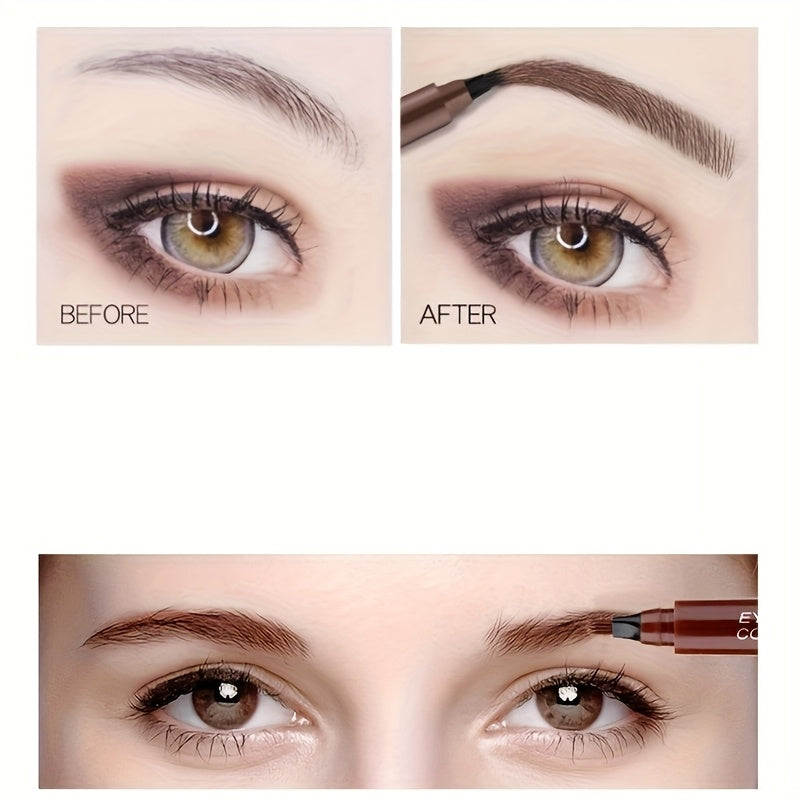 1pc Microblading Eyebrow Pencil with a Micro-Fork Tip Applicator