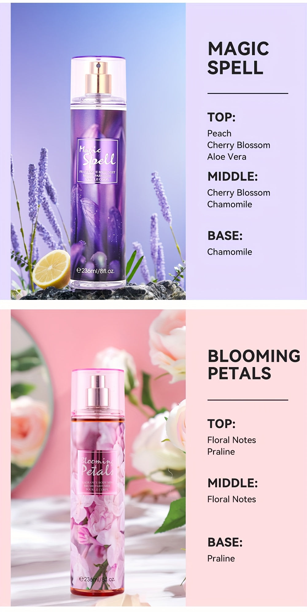 8oz Women's Hair & Body Fragrance Spray