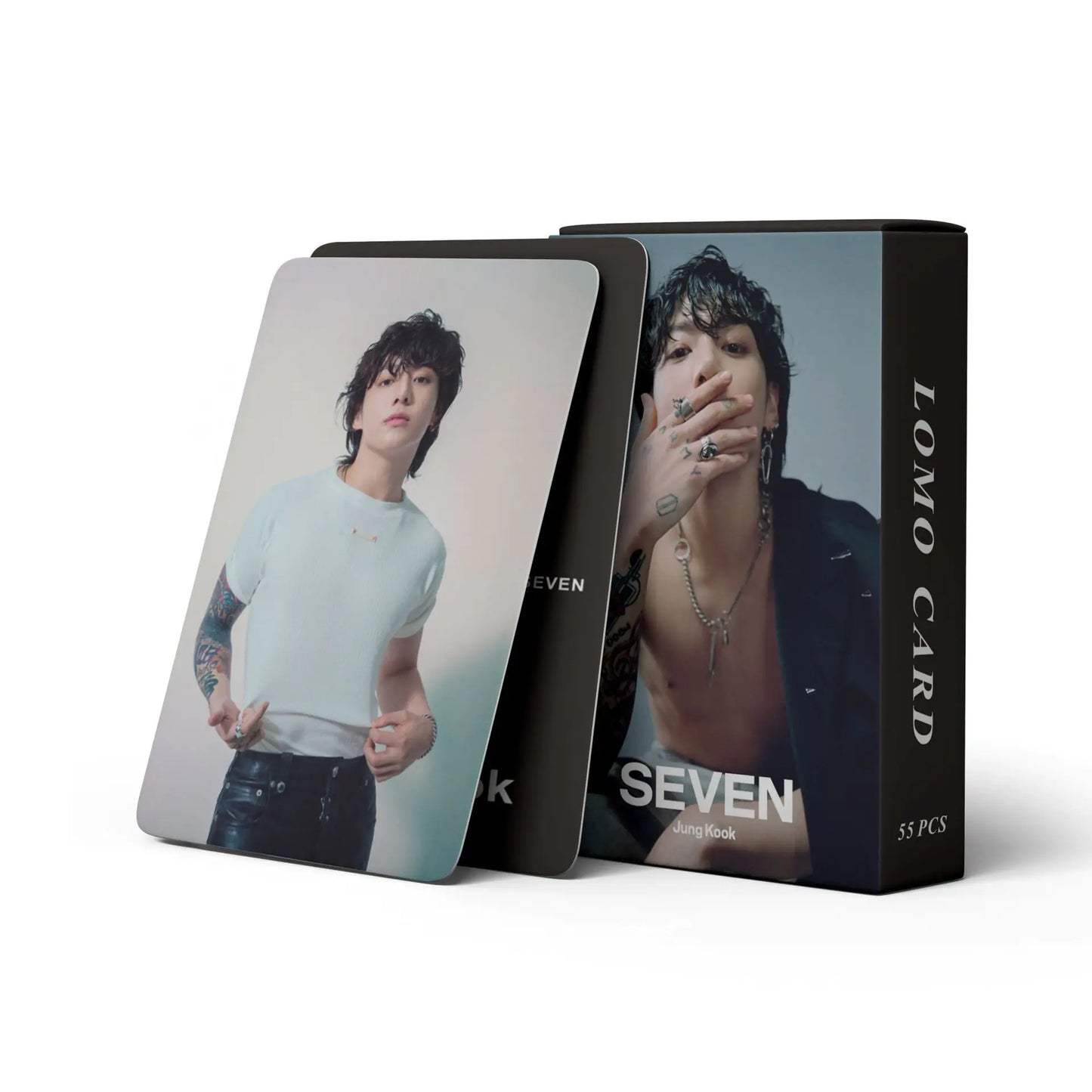 JungKook SEVEN Album Lomo Card Collection (55 Cards)