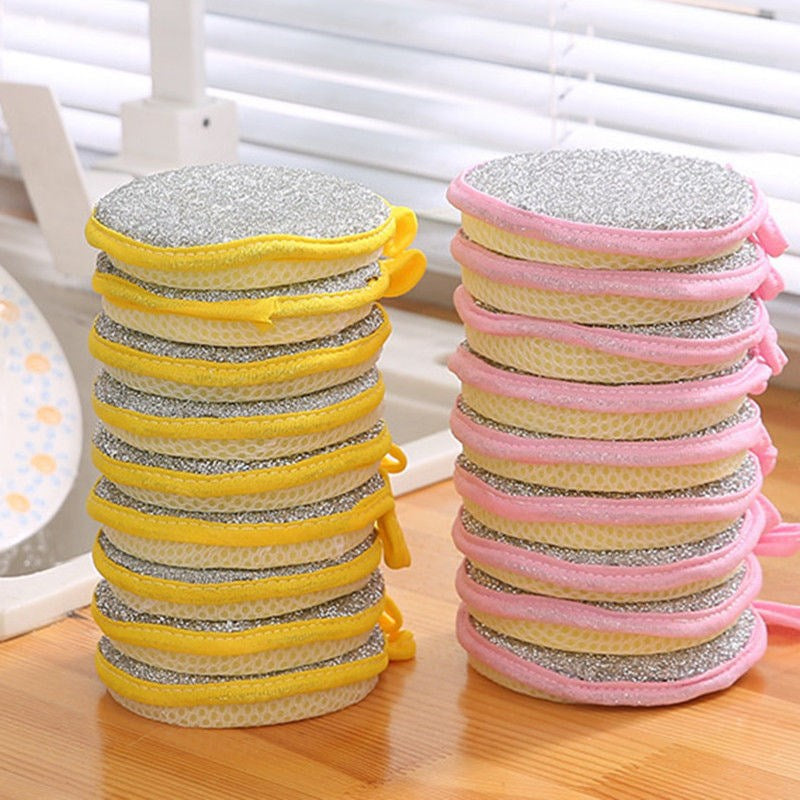 5 or 10pcs Double Side Household Cleaning Sponge