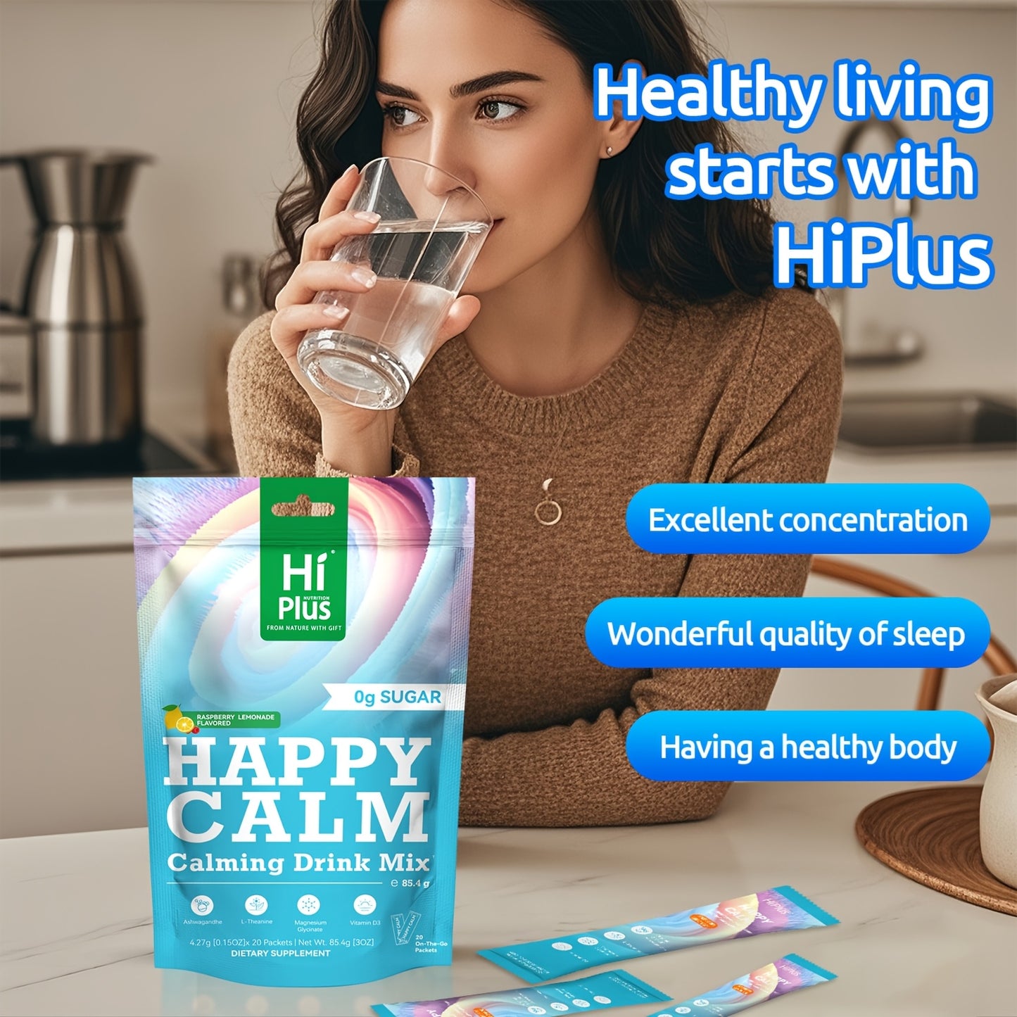 HiPlus Calm Super Powdered Drink Mix