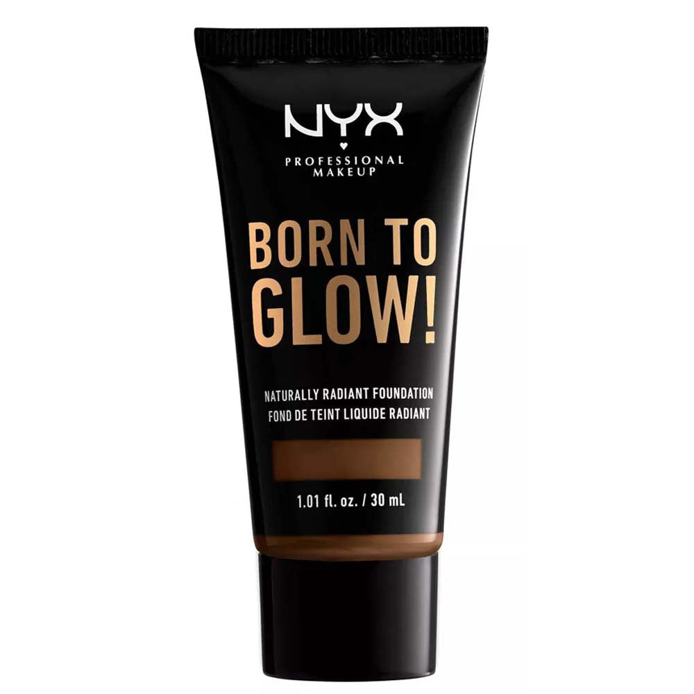 NYX Born To Glow! Naturally Radiant Foundation BTGRF15.9 Warm Honey 1.01oz / 30ml