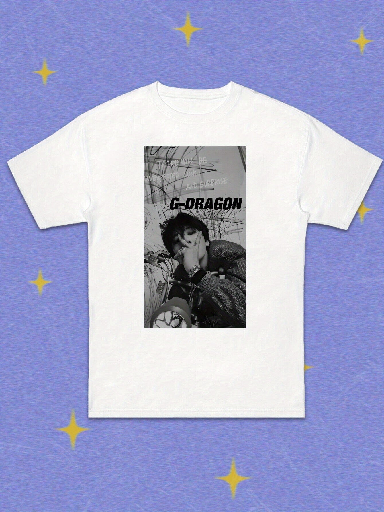 BIGBANG, Yeonjun, G-DRAGON Alphabet Printed T-Shirt
