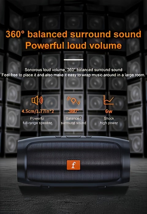 F524 Wireless Dual Channel Speaker