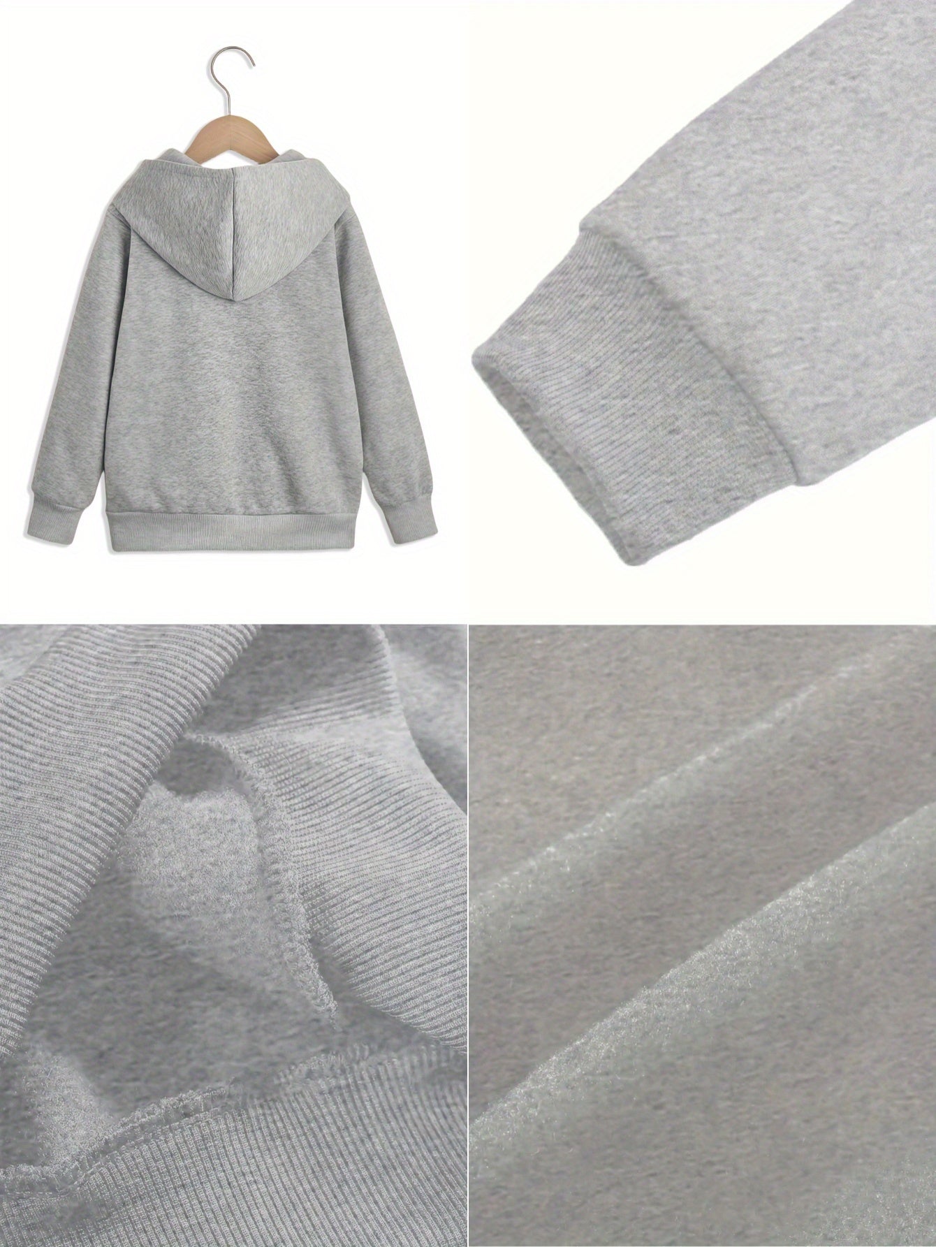 Girls' Autumn/Winter Hooded Sweatshirt with "I'm Literally Just a Girl" Print & Pink Bow