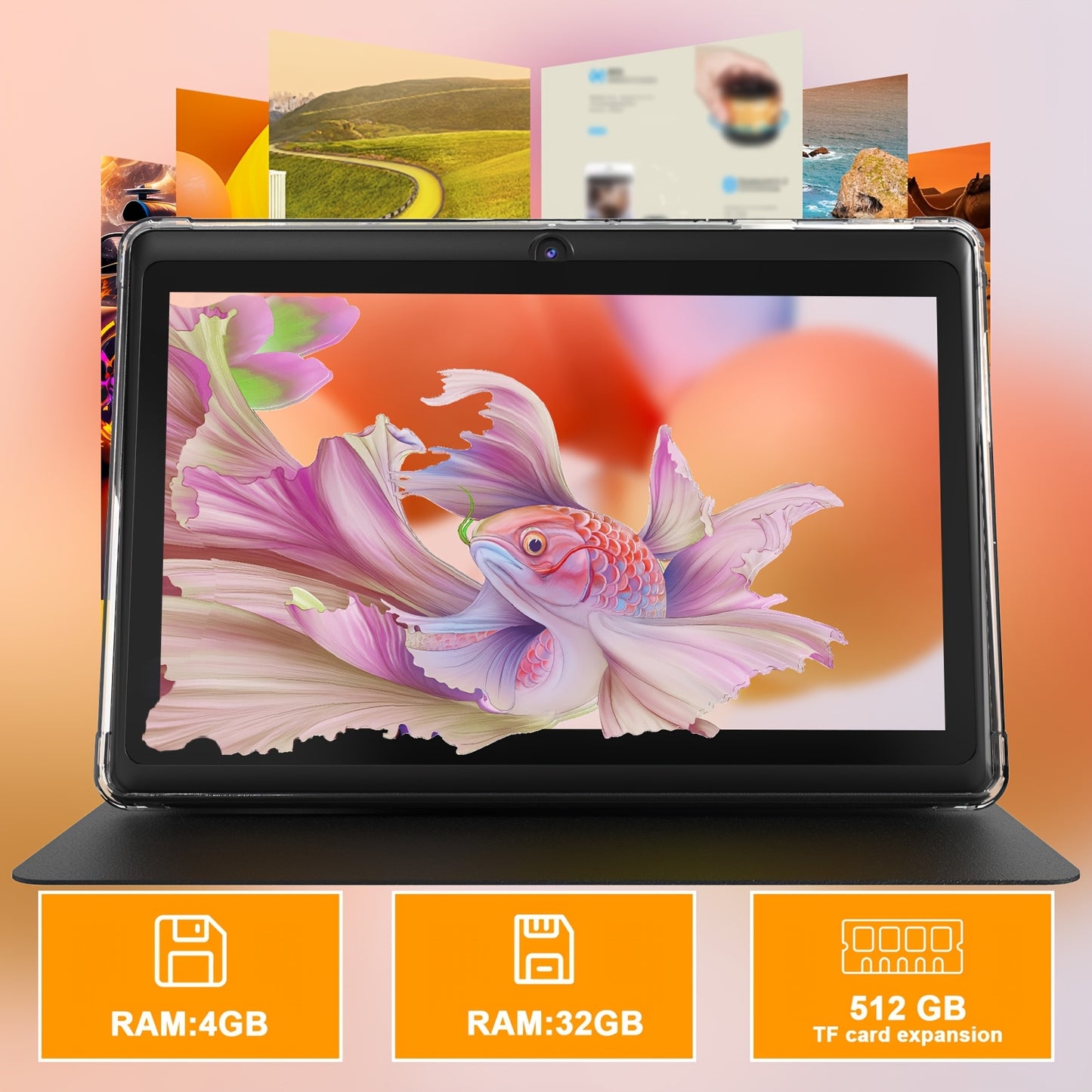 PEICHENG Android Tablet 7 Inch, Android