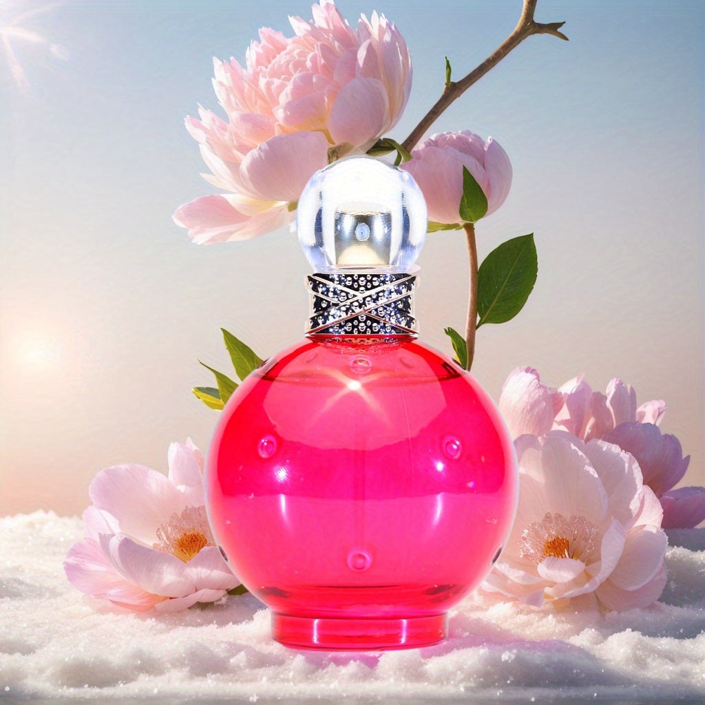 3.4-ounce eau de Toilette spray for women, long-lasting fragrance, lychee, white chocolate, kiwi, woody notes. Suitable for dates, daily life, parties and gift-giving