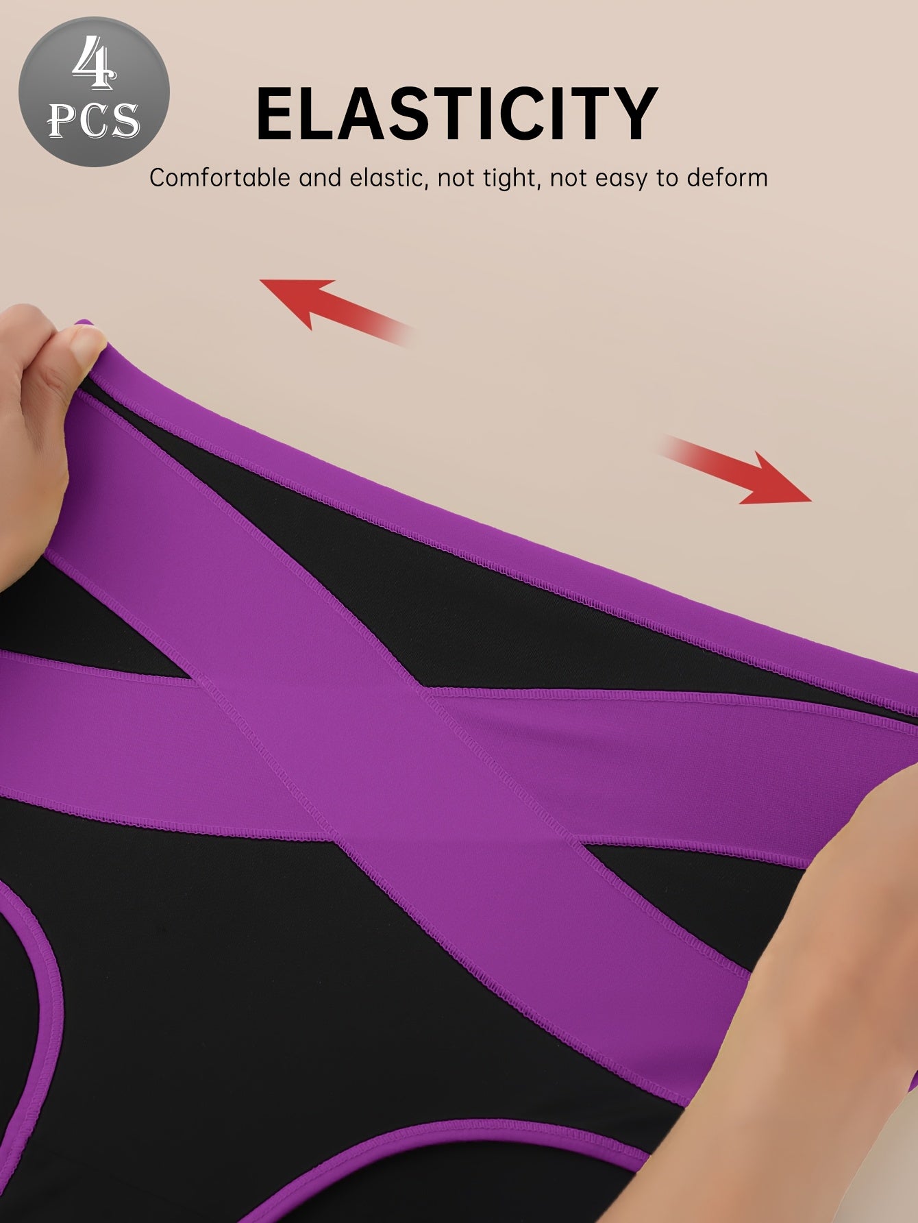 4pcs Tummy Control Panties