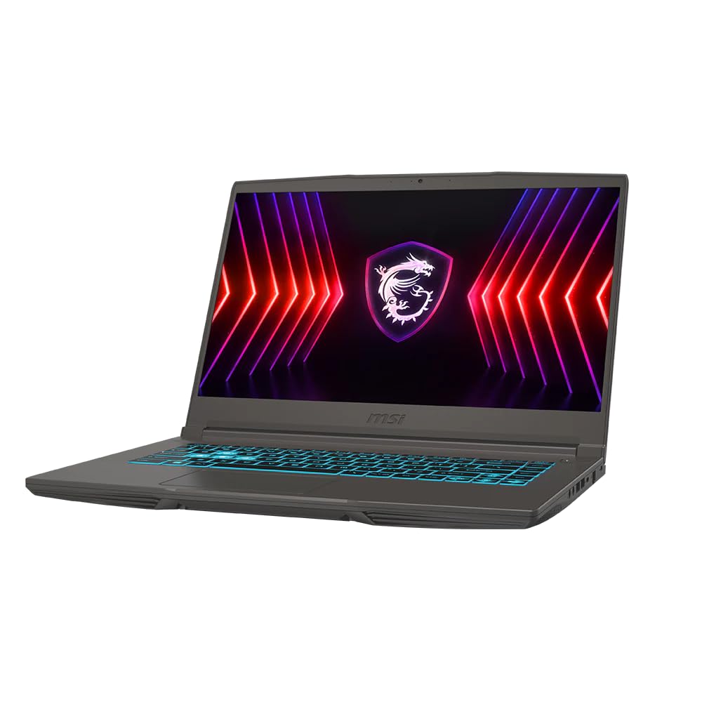 msi Thin Gaming Laptop, 15.6" FHD 144Hz, Intel i5-13420H, RTX 3050, 16GB RAM, 512GB NVMe SSD, Windows 11 Home