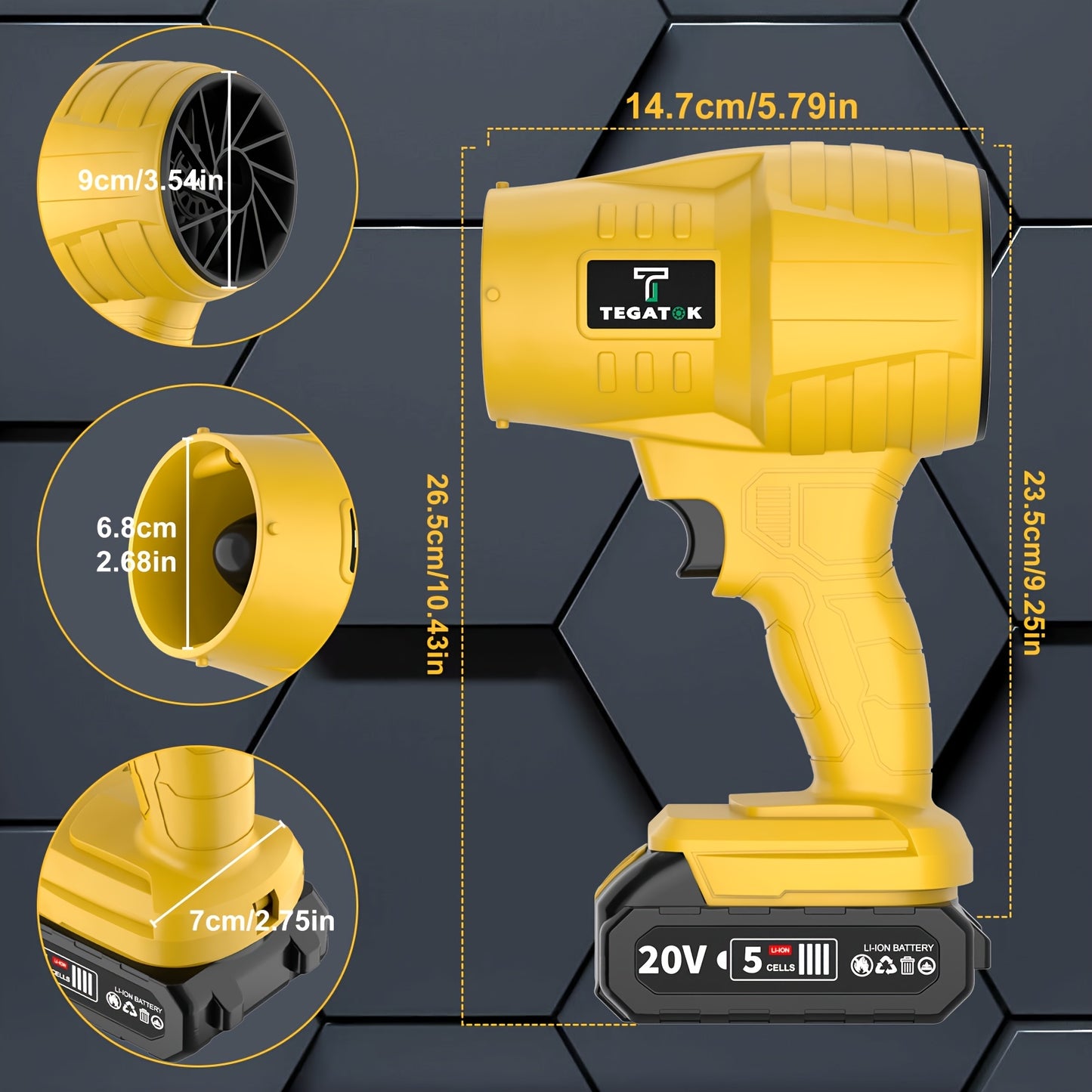 Cordless Turbo Leaf Blower