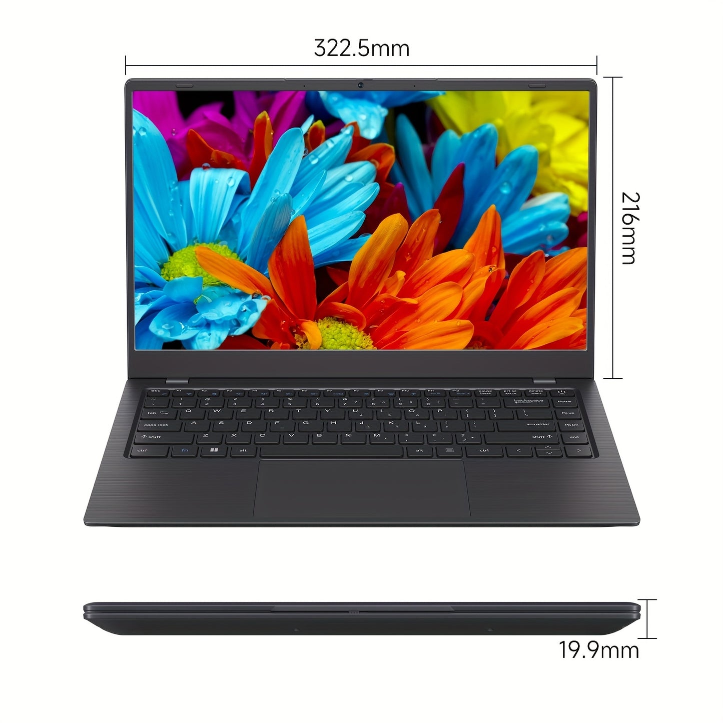 14-inch HD IPS Screen Student Laptop Notebook with Intel® Celeron®