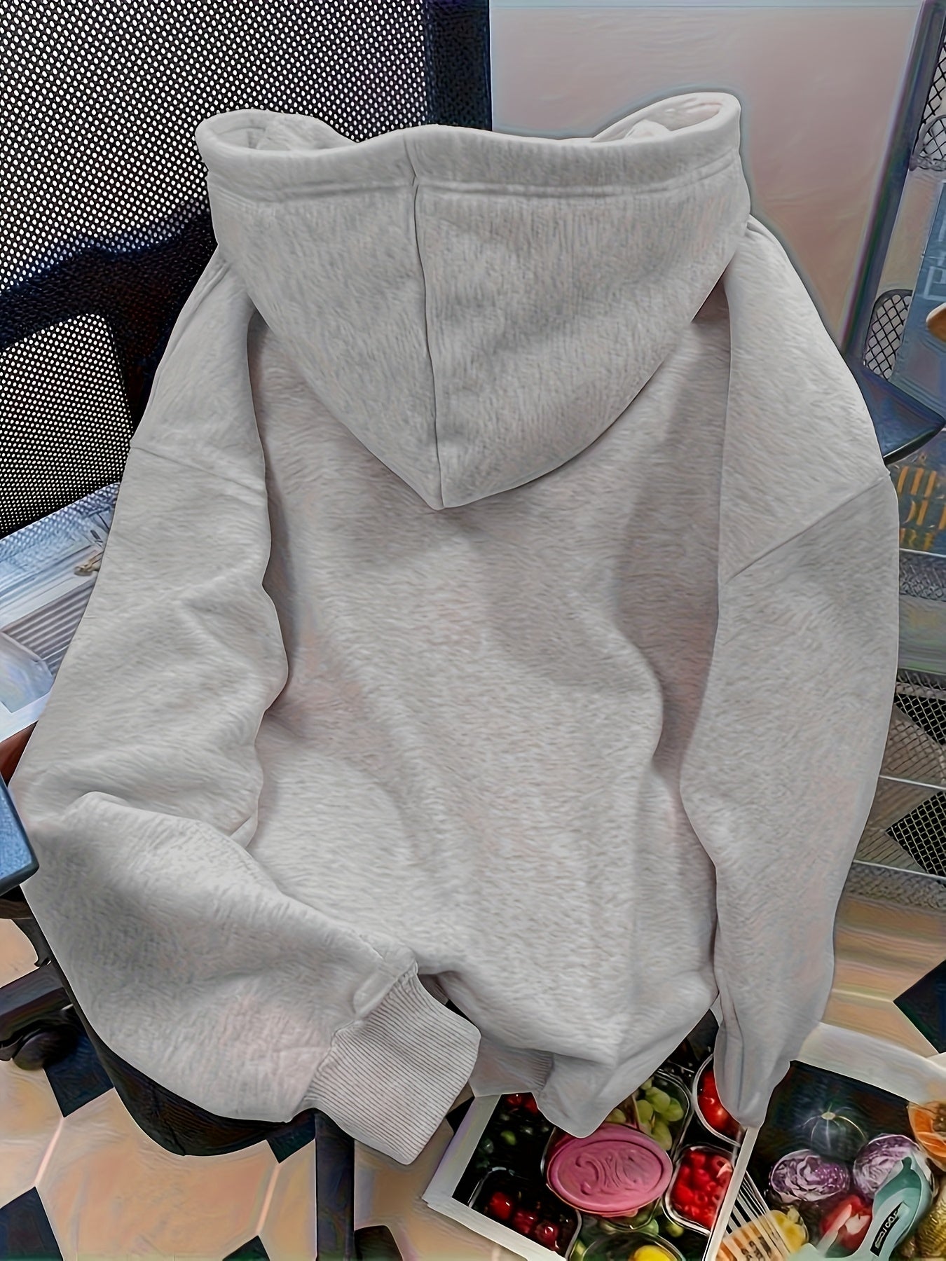 Relaxed Fit NEW YORK U.S.A Women's Hoodie