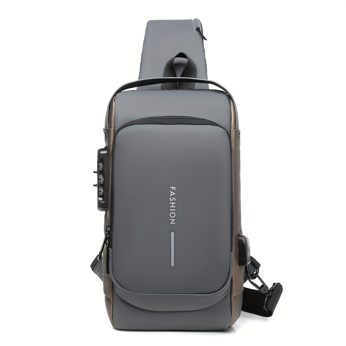 Anti-Theft Chest Bag with USB Charging Port