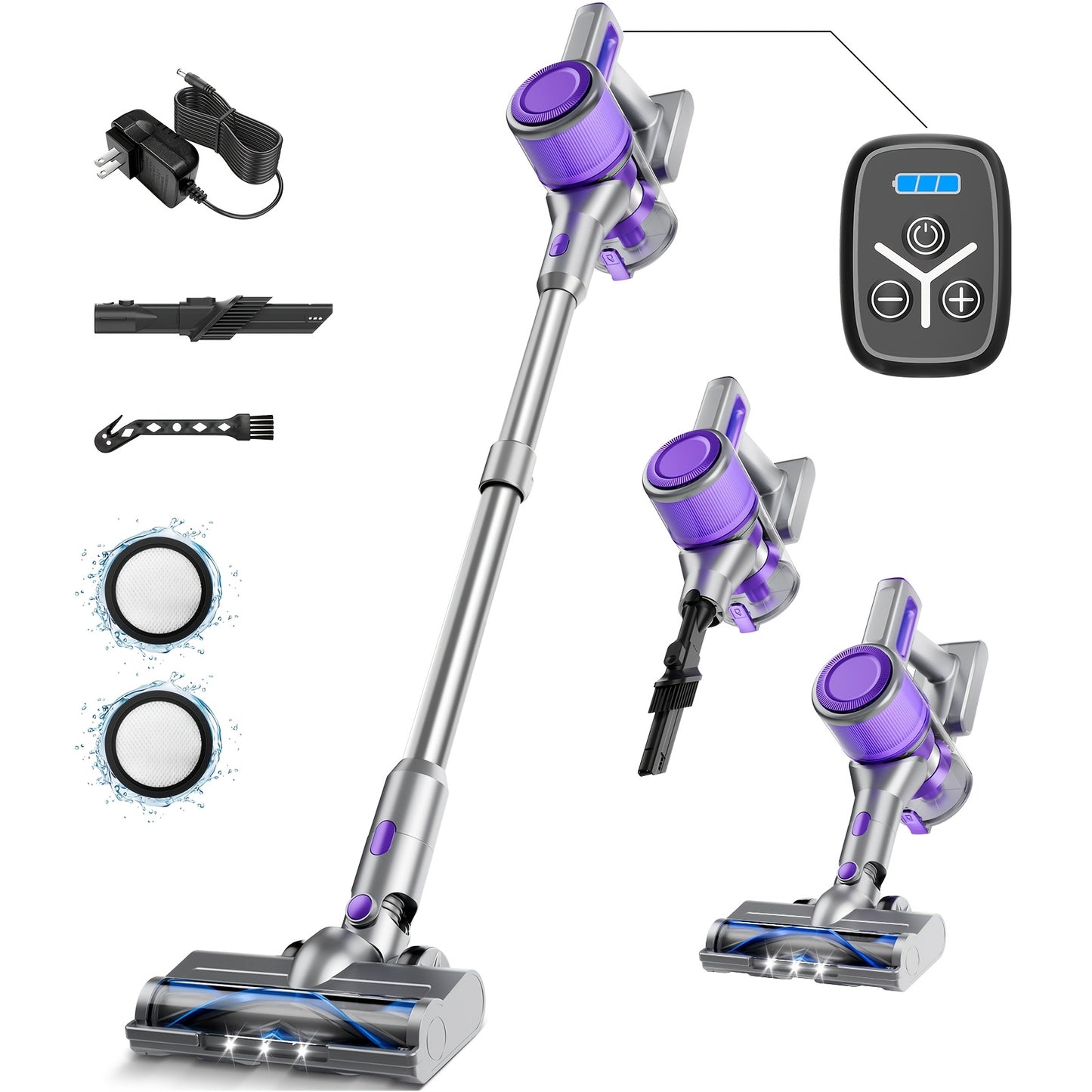 35-45kPa Powerful Cordless Vacuum Stick Vacuum Cleaner