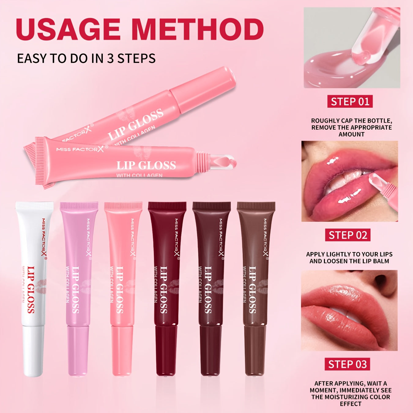 24pcs SOYRAIE HYMEYS Lip Gloss Set