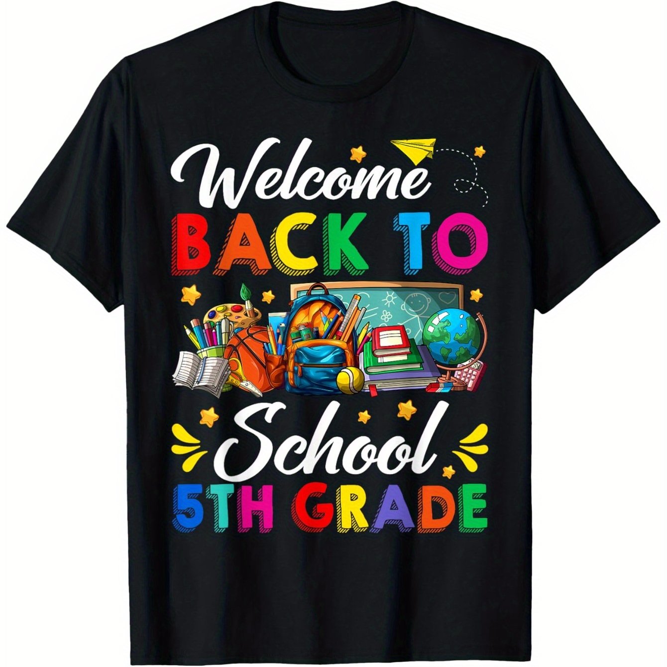 Welcome Back to School 5th Grade Student
