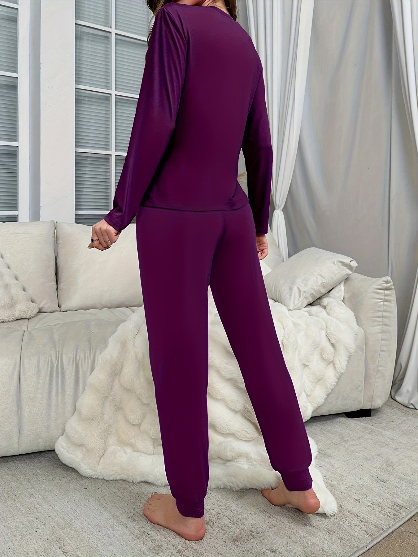 Women's "Hello Weekend" Casual Pajama Set