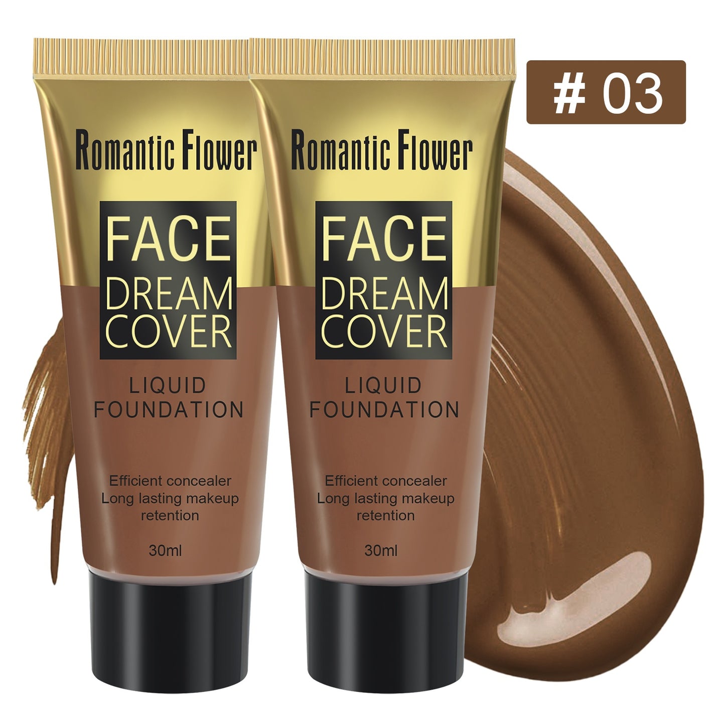 Romantic Flower Full Coverage Liquid Foundation
