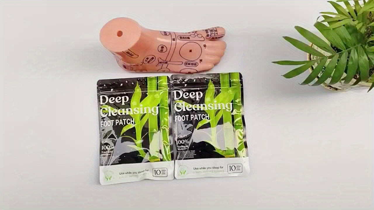 30 Natural Bamboo Foot Pads