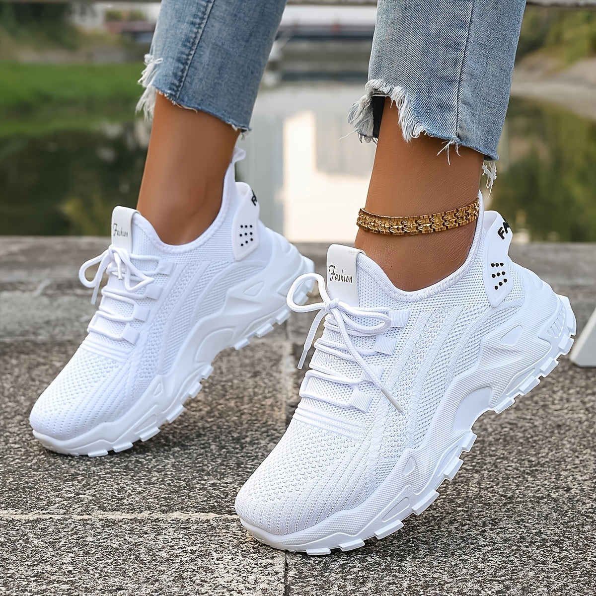 Women's Breathable Knit Running Shoes