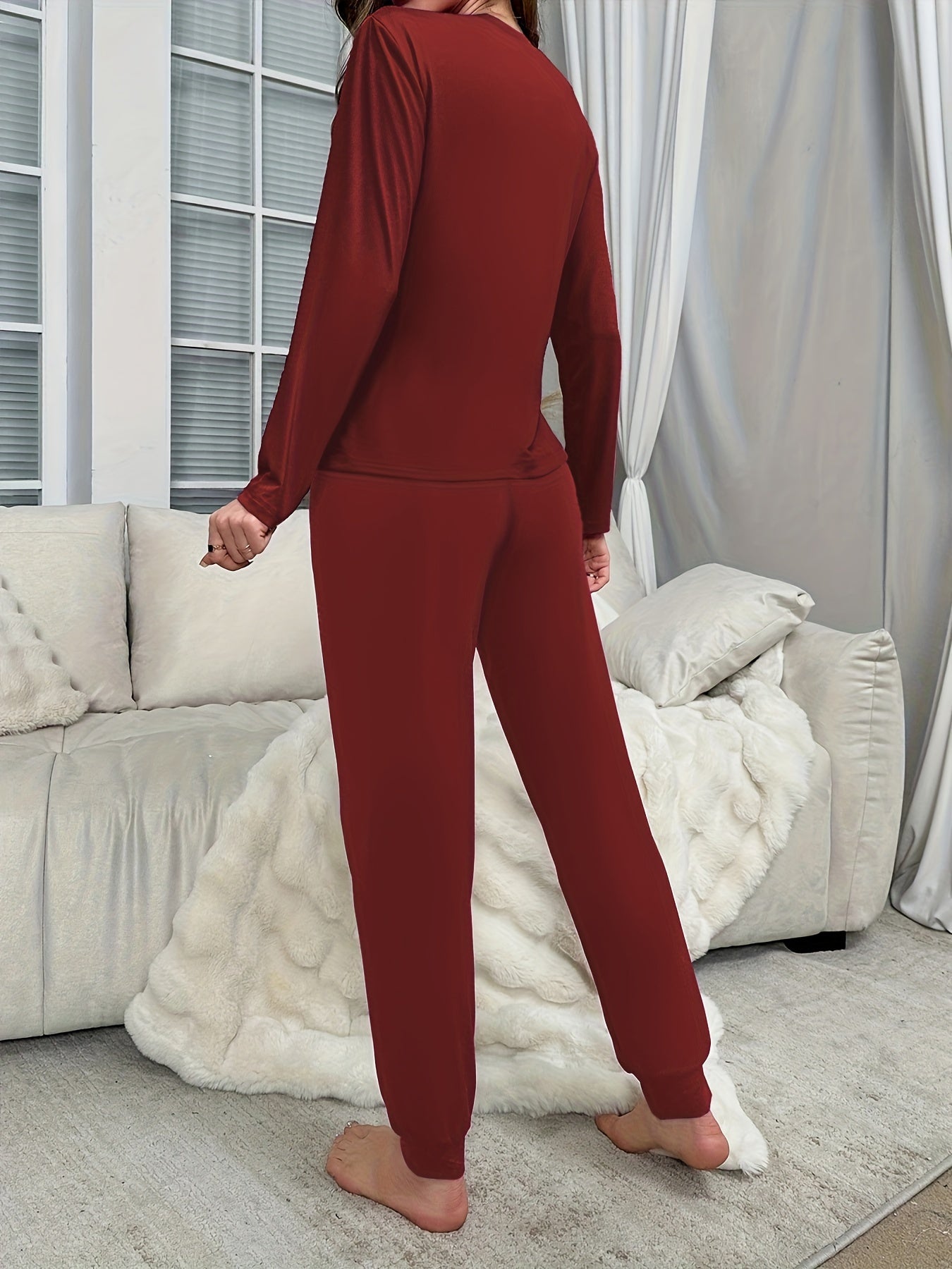 Women's "Hello Weekend" Casual Pajama Set