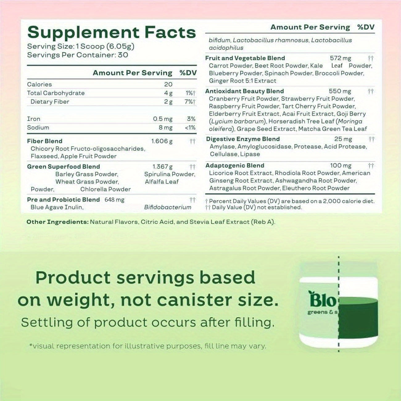 Bloom Greens Blend Superfood