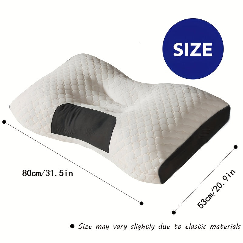 Buy 1 Get 1 Free, 2 Soft Woven Neck Massage Couple Pillows