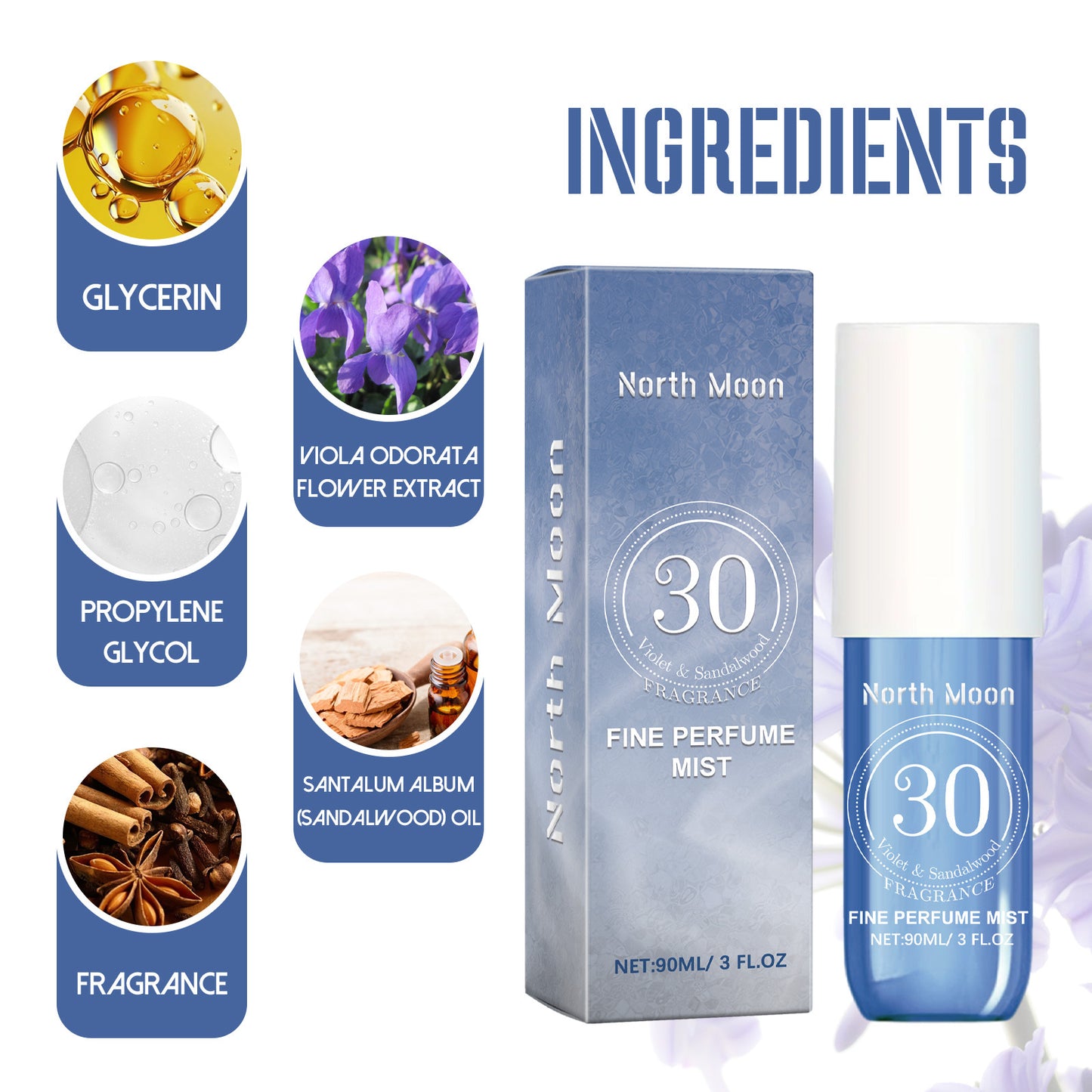 North Moon Hair & Body Fragrance Mist