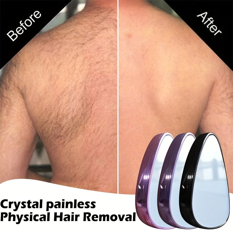 Reusable Painless Hair Eraser with Purple Handle