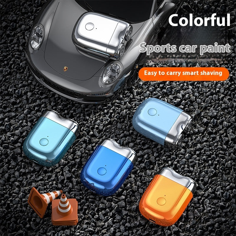 Portable Rotary Dual Ring Electric Shaver