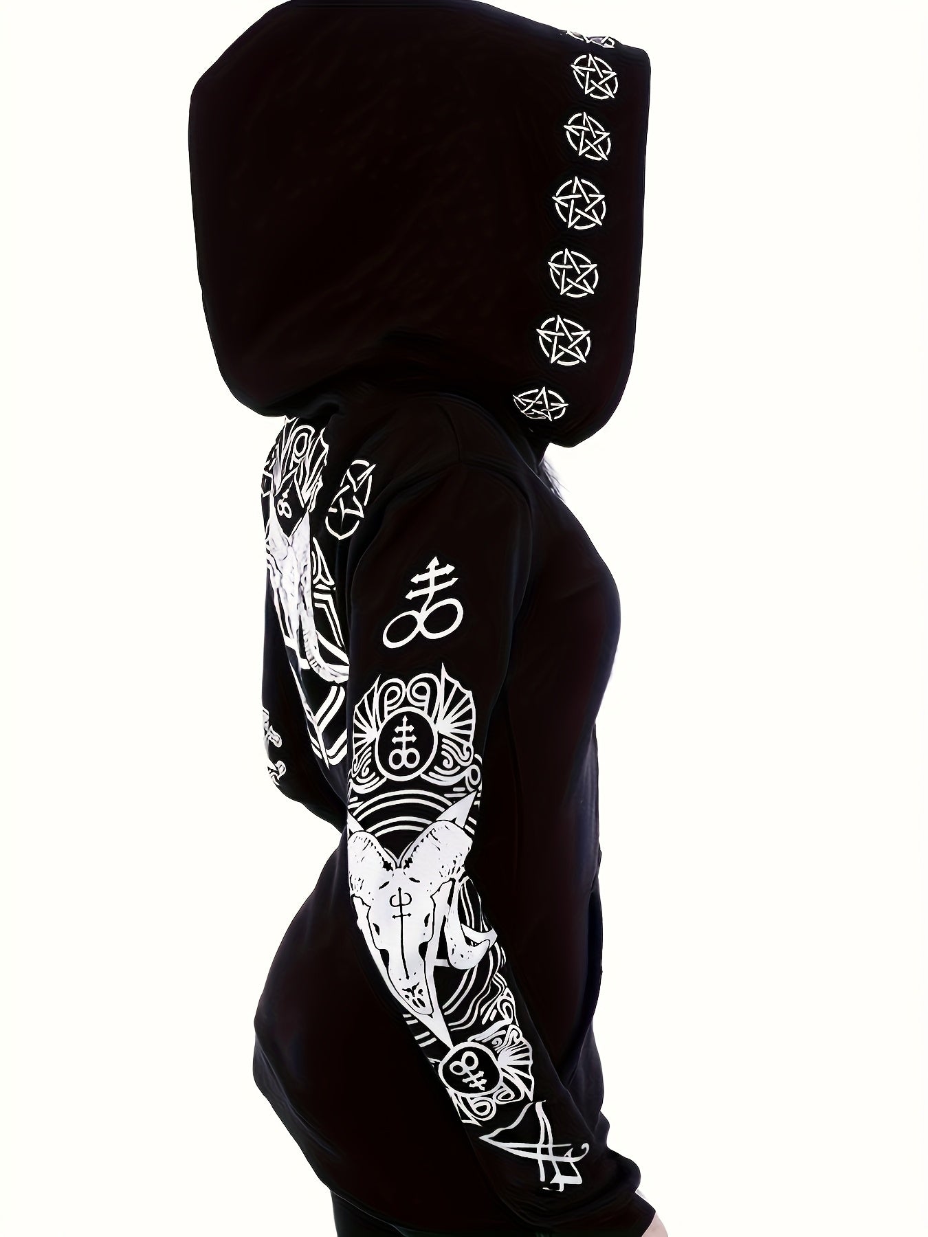 Women's Punk Style Hoodie