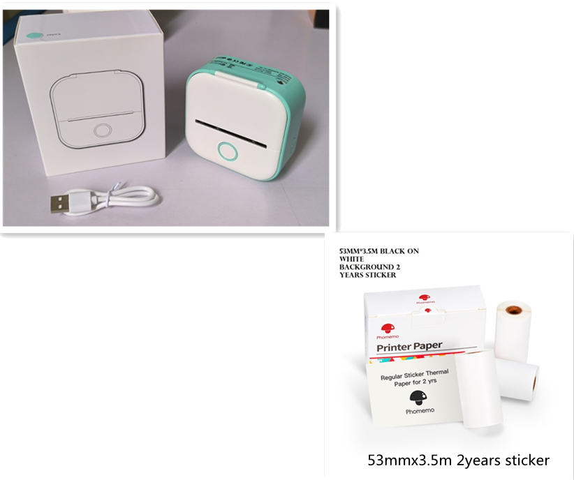 Portable Mini Thermal Photo Printer