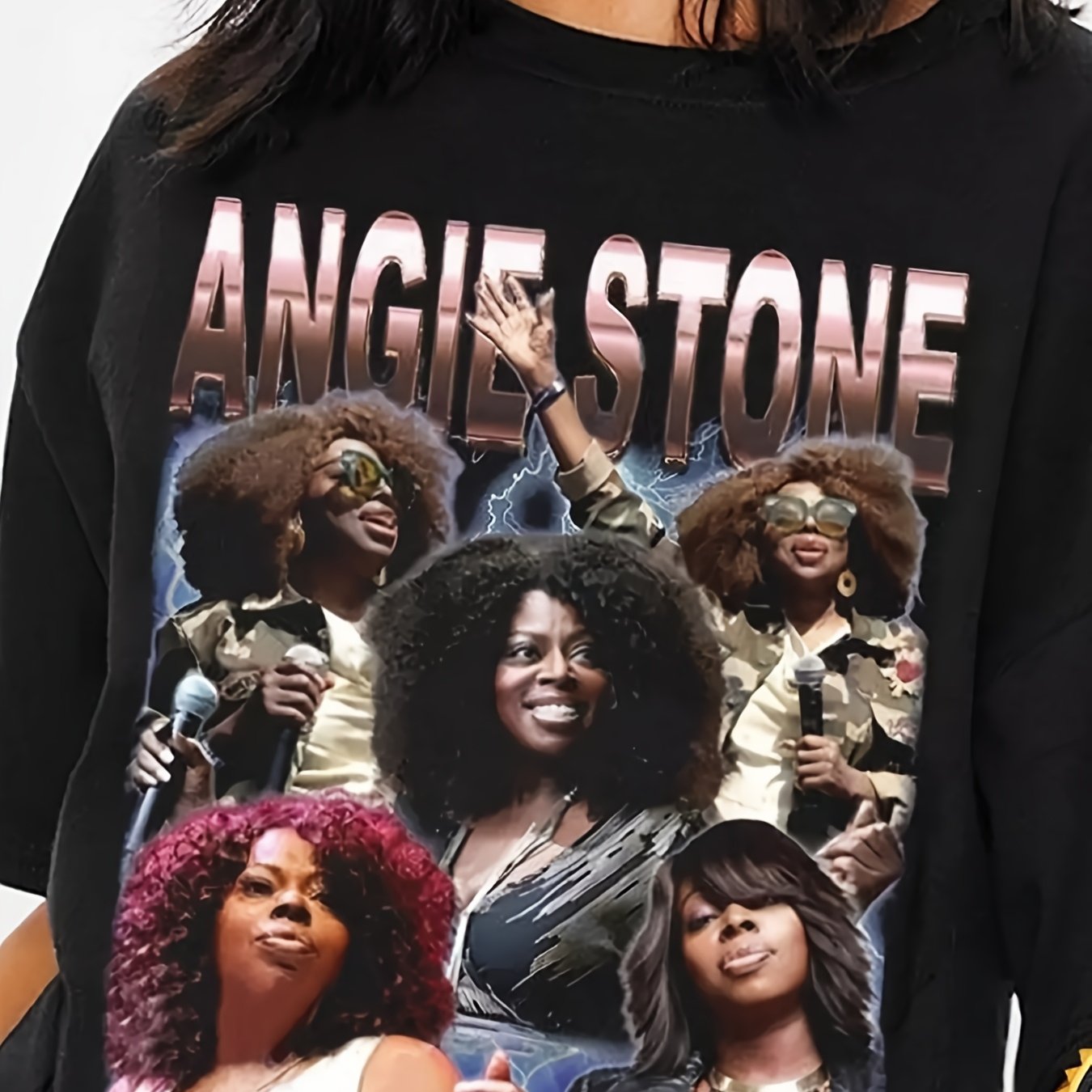 Angie Stone in Memory 1961-2025 T-Shirt